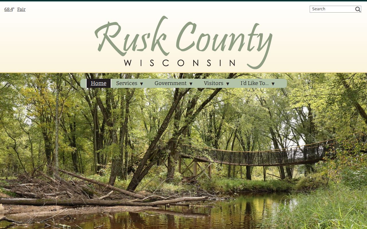 Rusk County Government Center criminal record offices